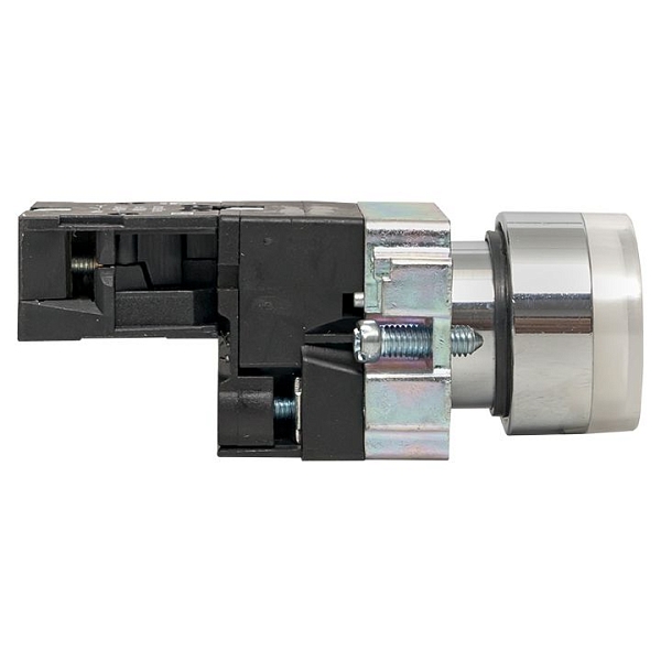 Кнопка BA21 с подсветкой 230В белая NO EKF PROxima