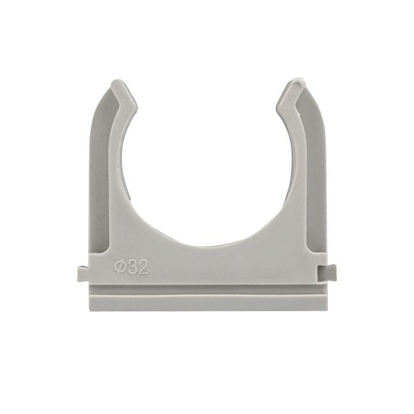 Крепеж-клипса d32 мм (10 шт) серая EKF-Plast