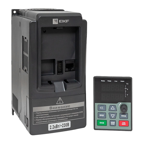 Преобразователь частоты 2,2/4кВт 1x230В VECTOR-100 EKF PROxima