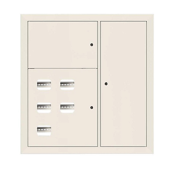 Щит этажный 5 кв. RAL9001 (1000x950x150) EKF Basic
