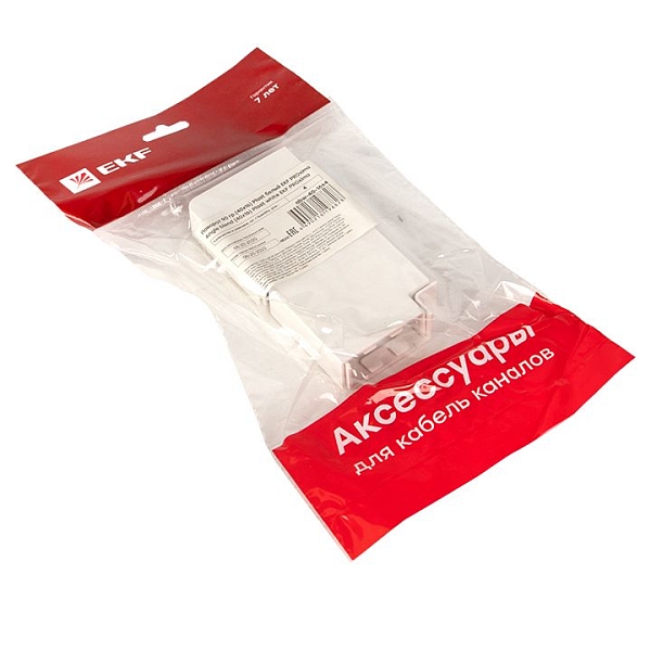 Поворот 90 гр. (40x16) (4 шт) белый EKF-Plast 