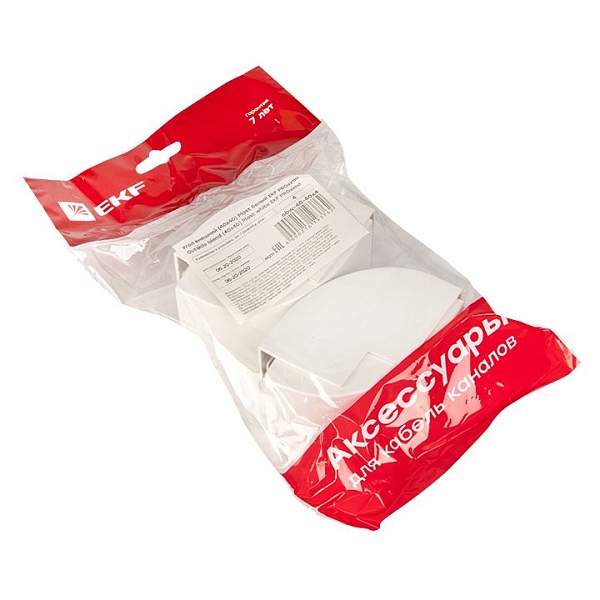 Угол внешний (40x40) (4 шт) белый EKF-Plast 