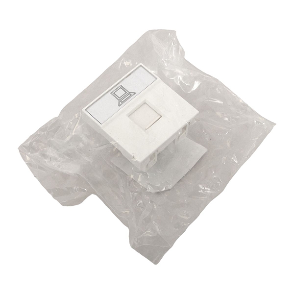 Розетка RJ45 кат. 5e, 2 модуля EKF