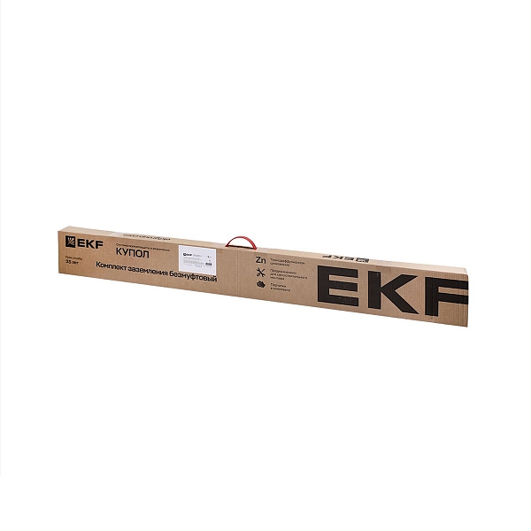 Комплект заземления безмуфтовый 6м (стержни D=16мм) HZ EKF