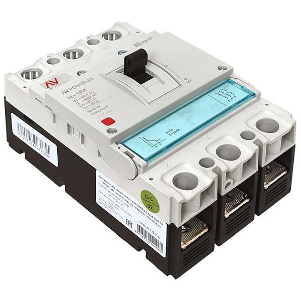Выключатель автоматический в литом корпусе AV-POWER-2/3 125А 35кА TR EKF