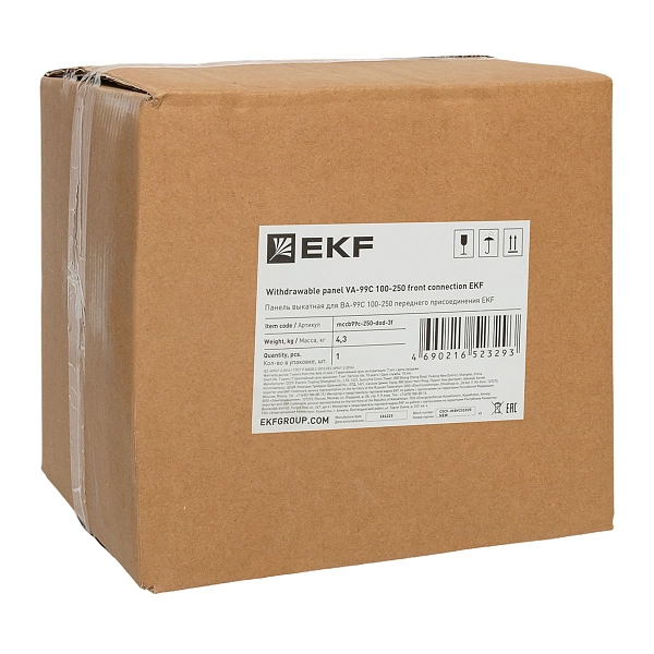 Панель выкатная для ВА-99С 100/160/250 переднего присоединения EKF