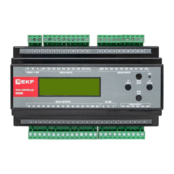 Конфигурируемый контроллер для систем вентиляции EKF RX500-V