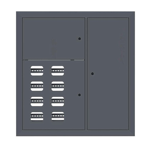 Щит этажный 8 кв. RAL7016 (1000x950x150) EKF PROxima