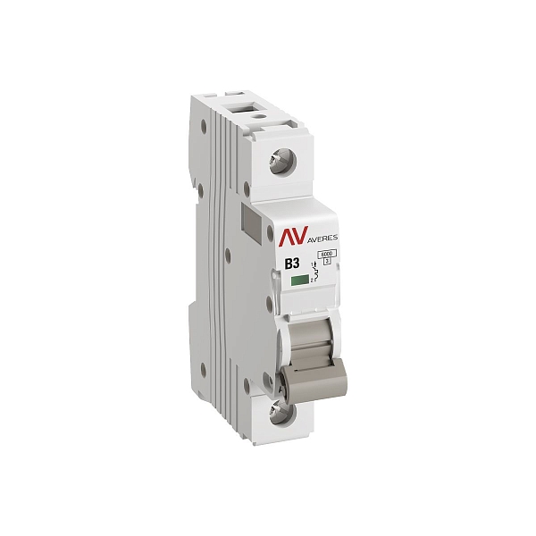 Выключатель автоматический AV-6 1P 3A (B) 6kA EKF AVERES