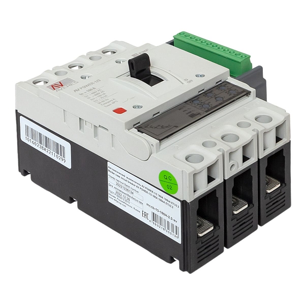 Выключатель автоматический в литом корпусе AV-POWER-1/3 160А 100кА ETU2.2 EKF