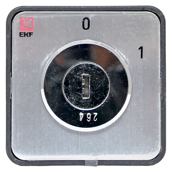 Переключатель кулачковый ПК-1-112 25А 2P «0-1» с ключом EKF PROxima