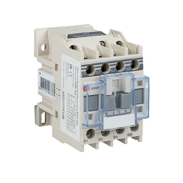 Контактор КМЭ-1 18А 1NO 230В AC EKF