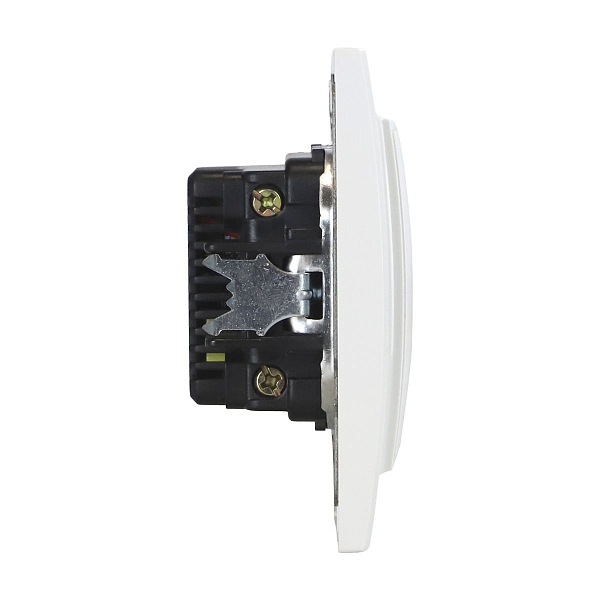 Минск Розетка USB 2-местная СП 2,1А белая EKF