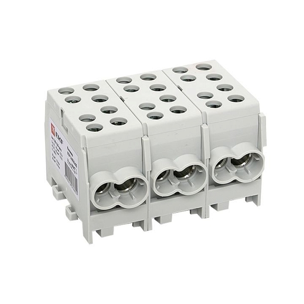 Клемма распределительная КСР с двойным винтом 2x35/2x25 серая EKF PROxima