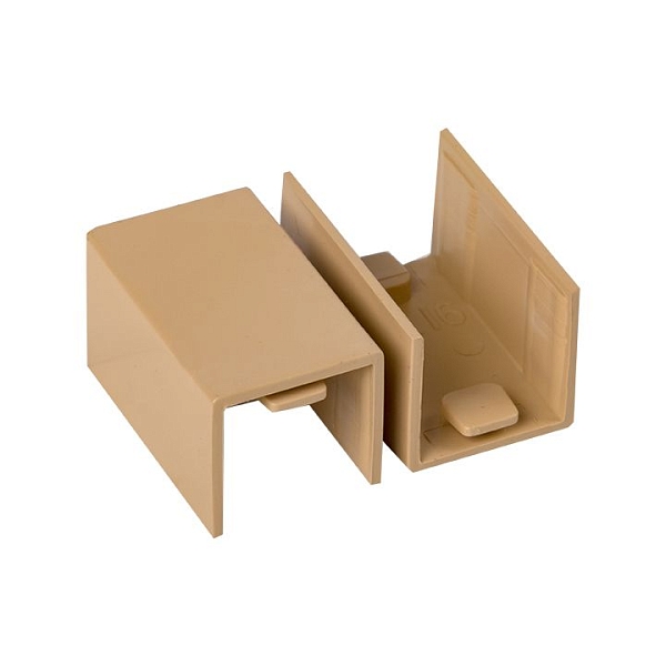 Соединитель (16x16) (4 шт) светлое дерево EKF-Plast 