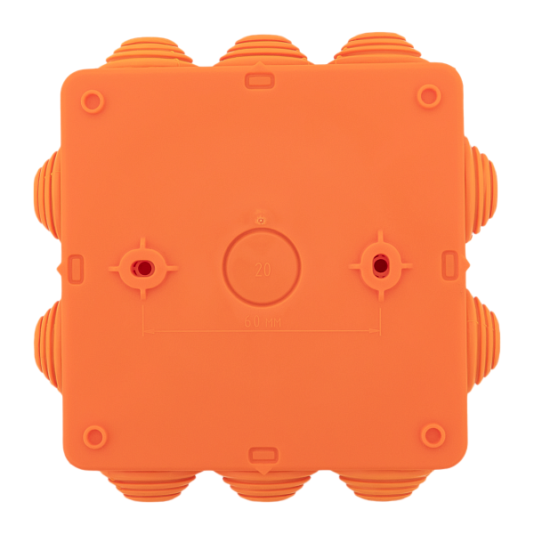 Коробка огнестойкая E45 100x100x50мм с клеммниками 5 полюсов 0,5-6мм2 IP55 HF EKF