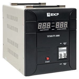 Стабилизатор напряжения симисторный напольного исполения TITAN -ТF-3000 EKF