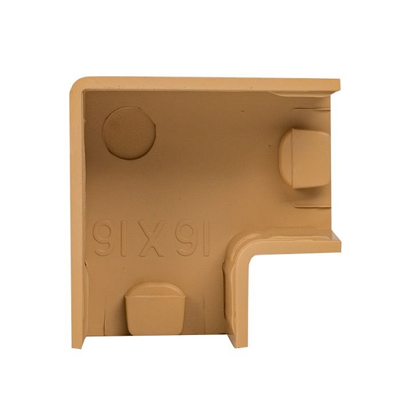 Поворот 90 гр. (16x16) (4 шт) светлое дерево EKF-Plast 
