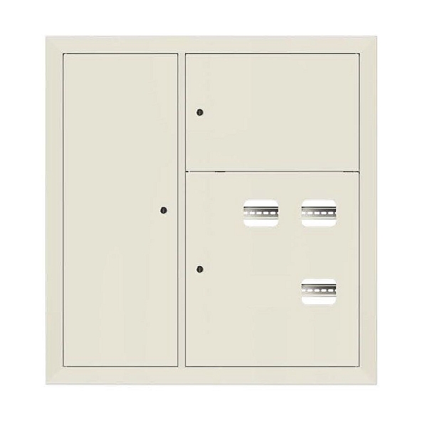 Щит этажный 3 кв. слаботочка слева RAL9002 (1000x950x150) EKF PROxima