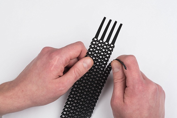 Хомут гибкий (20 шт.) зеленый FlexSTRAP EKF