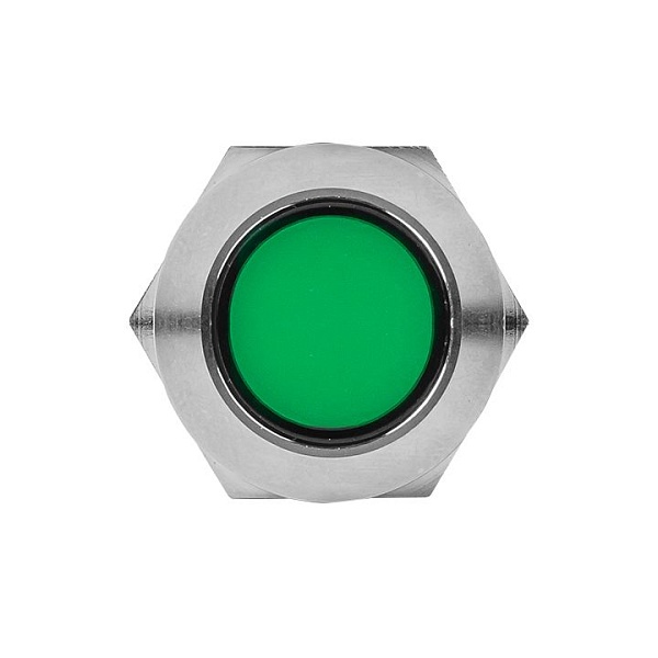 Лампа зеленая сигнальная S-Pro67 19 мм 230В EKF PROxima