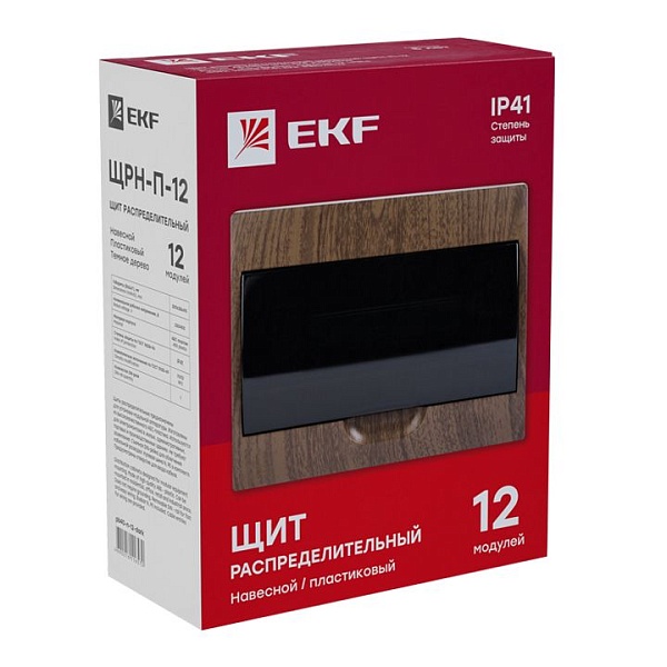 ЩРН-П-12 темное дерево IP41 PROXIMA EKF