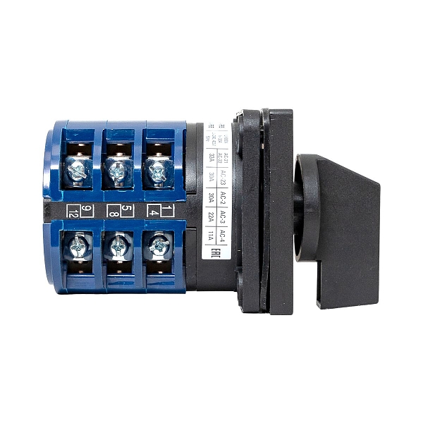 Переключатель кулачковый ПК-1-102 32А 2P «0-1-2-3» IP65 EKF