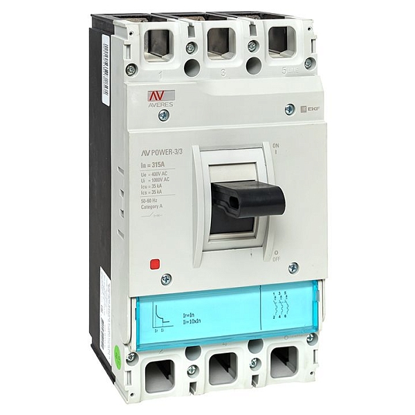 Выключатель автоматический в литом корпусе AV-POWER-3/3 315А 35кА TR EKF