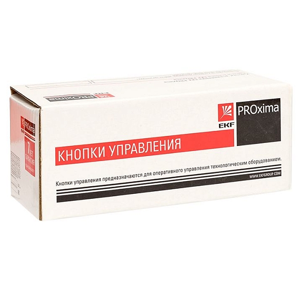 Исполнительный механизм кнопки XB4 "Грибок" красный возвратный без фиксации без подсветки EKF PROxima