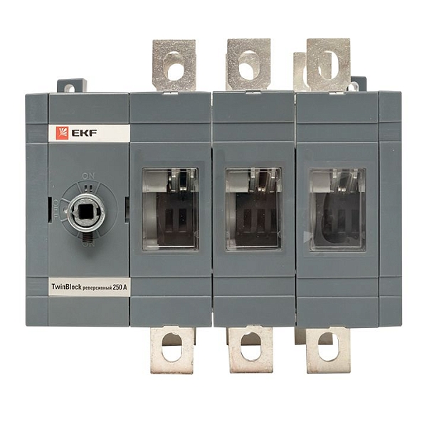 Рубильник 250A 3P реверсивный без рукоятки управления TwinBlock EKF