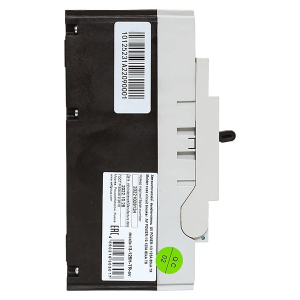 Выключатель автоматический в литом корпусе AV-POWER-1/3 125А 80кА TR EKF