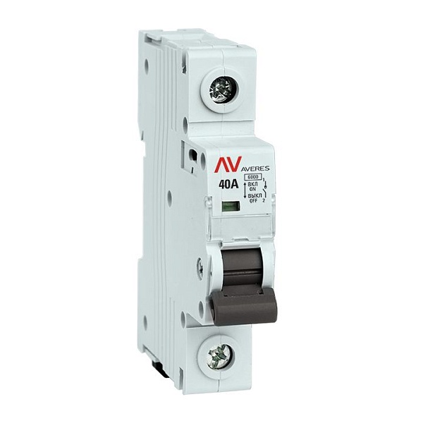 Выключатель нагрузки AVN 1P 40A AVERES EKF 