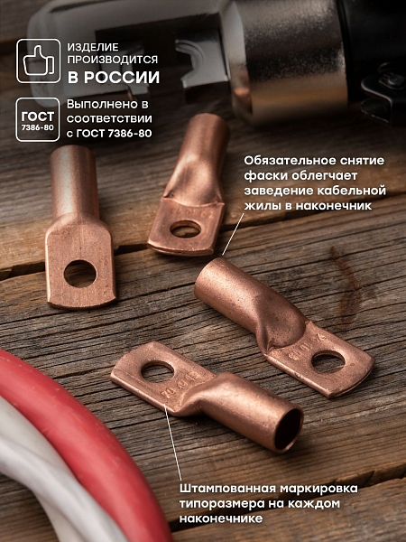 Наконечник медный ТМ 70-10-13 EKF PROxima
