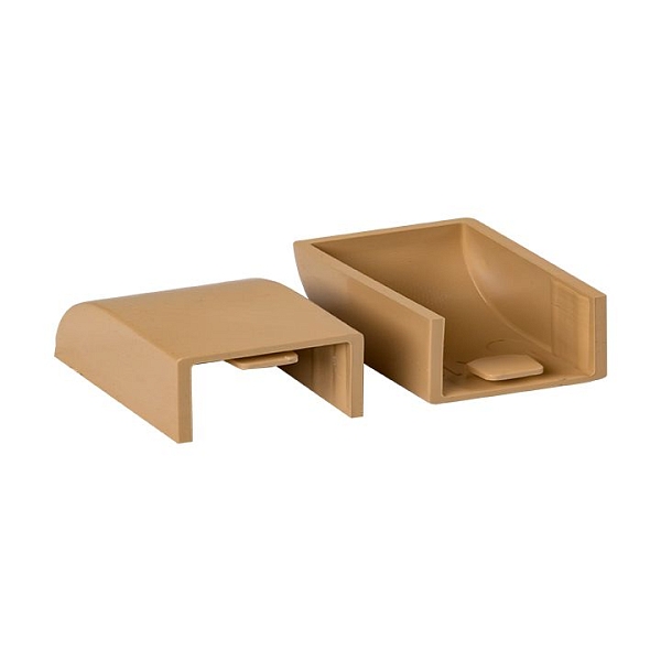 Заглушка (20x10) (4 шт) светлое дерево EKF-Plast 