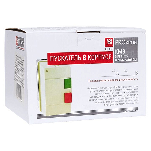 Пускатель ПМЛ-2 25А 1NO 230В AC с тепловым реле 17-25А в корпусе с индикацией IP65 EKF