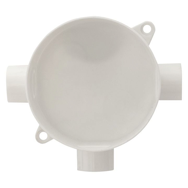 Коробка распределительная КМР-040-040 трехрожковая белая (70x35) EKF PROxima