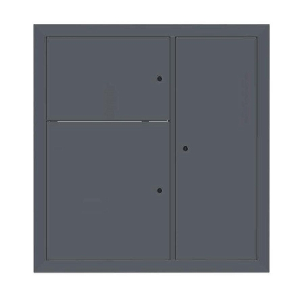 Щит этажный до 8 кв. без окон RAL7016 (1000x950x150) EKF PROxima