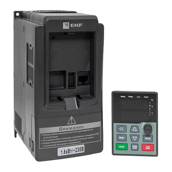 Преобразователь частоты 1,5/2,2кВт 1x230В VECTOR-100 EKF PROxima