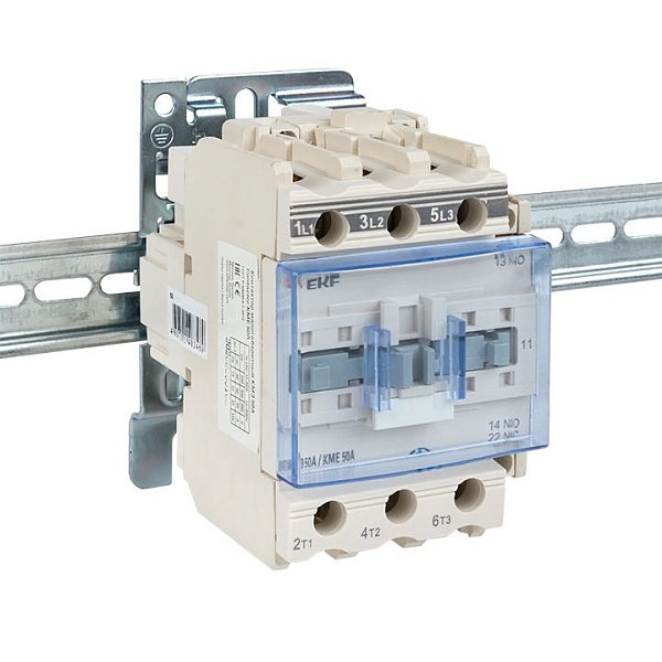 Контактор КМЭ-3 50А 1NO+1NC 230В AC EKF