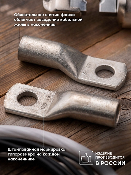 Наконечник медный луженый ТМЛ DIN 150-16 EKF PROxima