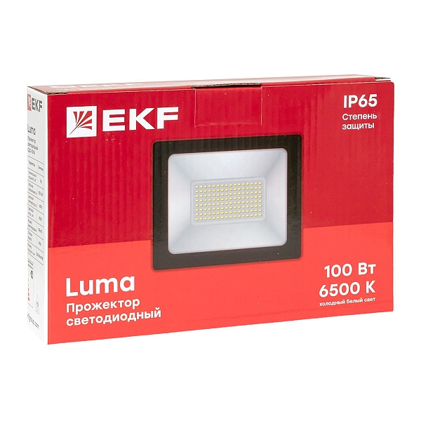 Прожектор светодиодный СДО-3006 100Вт 6500К IP65 LUMA EKF