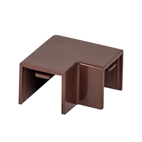 Поворот 90 гр. (16x16) (4 шт) темное дерево EKF-Plast 
