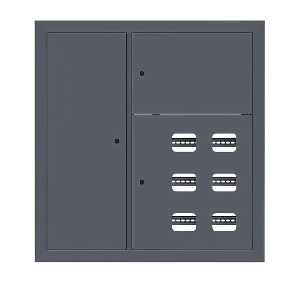 Щит этажный 6 кв. слаботочка слева RAL7016 (1000x950x150) EKF PROxima