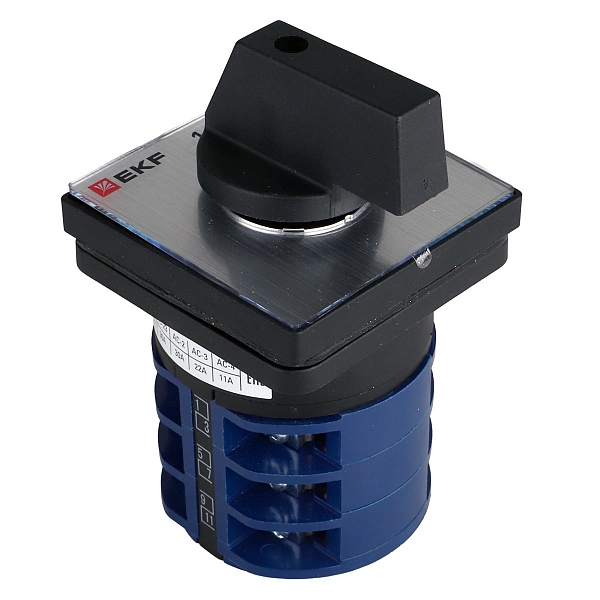 Переключатель кулачковый ПК-1-53 32А 3P «1-2» IP65 EKF