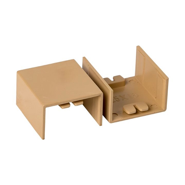 Соединитель (25x16) (4 шт) светлое дерево EKF-Plast 
