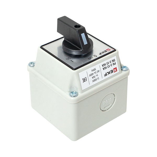 Переключатель кулачковый ПК-3-13 16А 3P "ВКЛ-ВЫКЛ" IP65 EKF PROxima