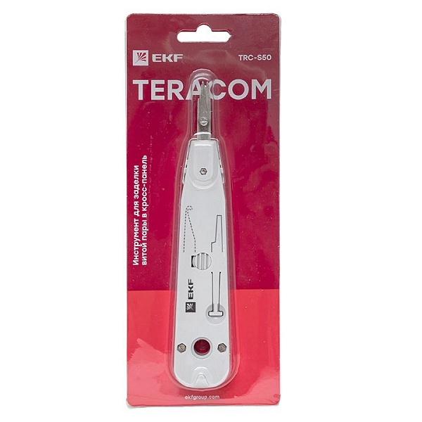 Инструмент для заделки витой пары в кросс-панель TERACOM TRC-S50 EKF