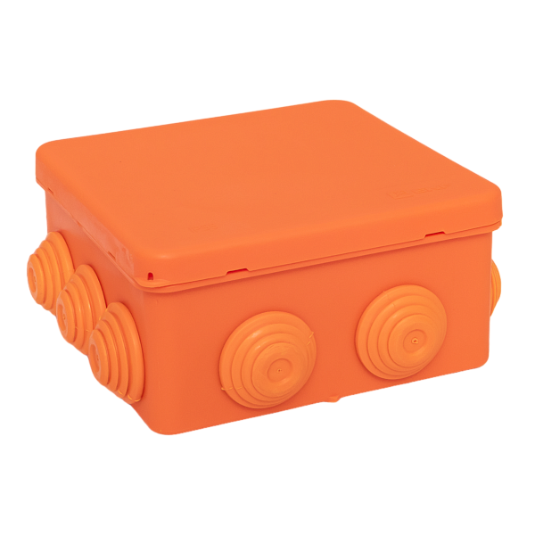 Коробка огнестойкая E45 100x100x50мм с клеммниками 5 полюсов 0,5-6мм2 IP55 HF EKF