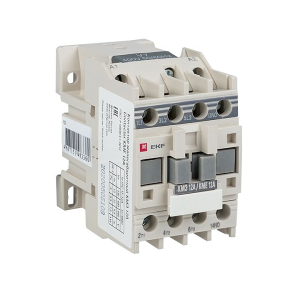 Контактор КМЭ-1 12А 1NO 400В AC EKF