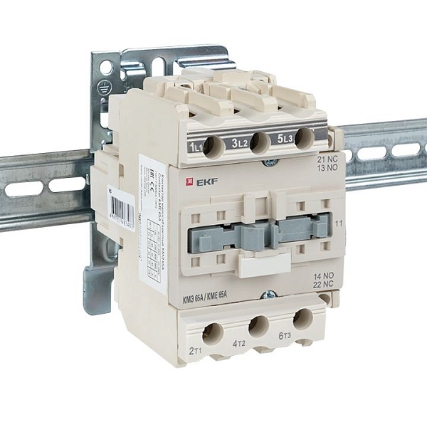 Контактор КМЭ-3 65А 1NO+1NC 110В AC EKF